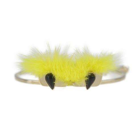 fendi fur bangle|Fendi earrings for women.